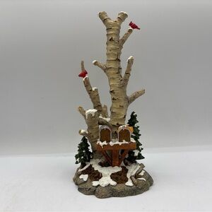 Department 56 1996 Vintage Village Birch Tree Cluster w/Two Mailboxes 52631 EUC